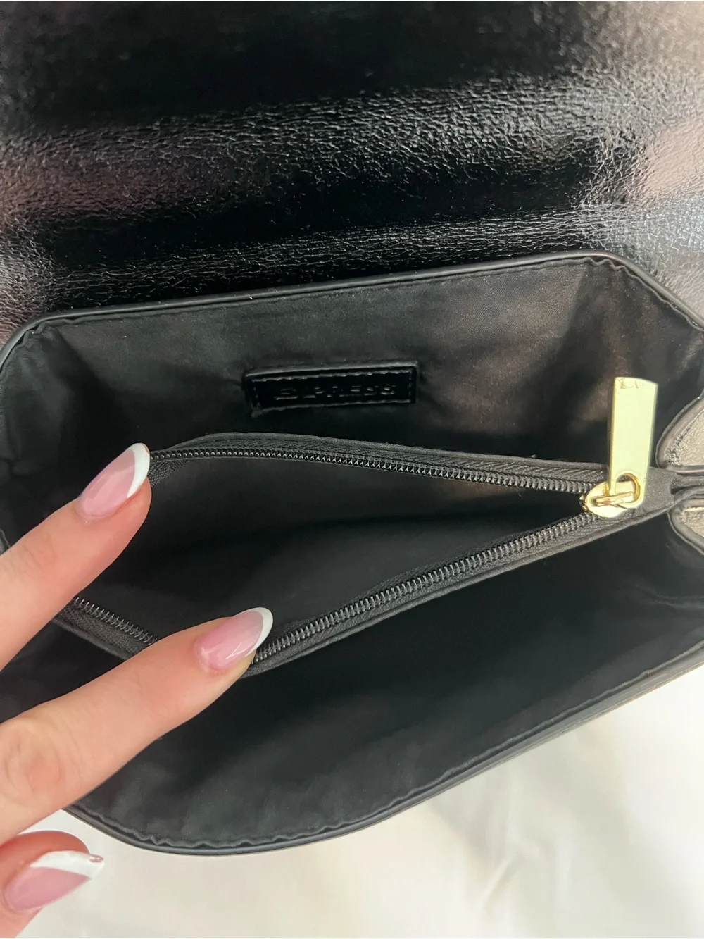 Express - Black Velvet Purse
